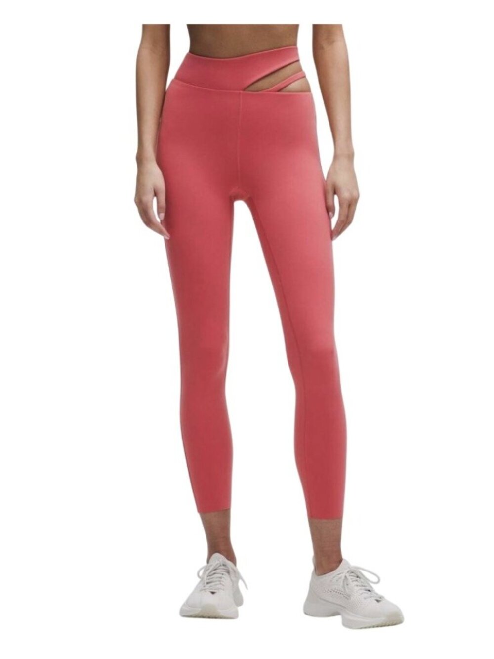 Lululemon Cut-Out Waist High Rise Train Tight 25" Women’s 6 Desert Red NWT $118